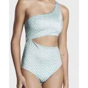 VICTORIA SECRET One Piece Cutout Swimsuit Monokini One-Shoulder Medium